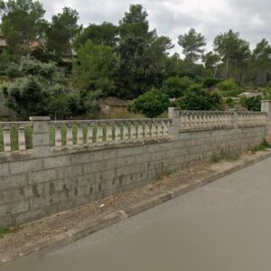 Terreny vallat en urbanització Can Surià. Olivella